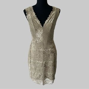 Guess Floral Lace Stretchy Bodycon Dress